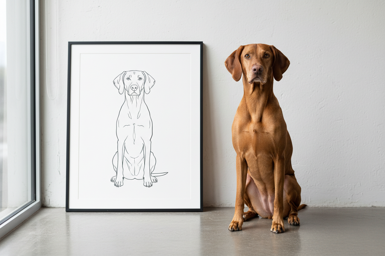 Custom Dog Wall Art